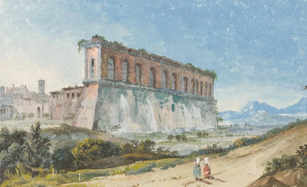 Cascatelle nella Villa Maecenas a Tivoli